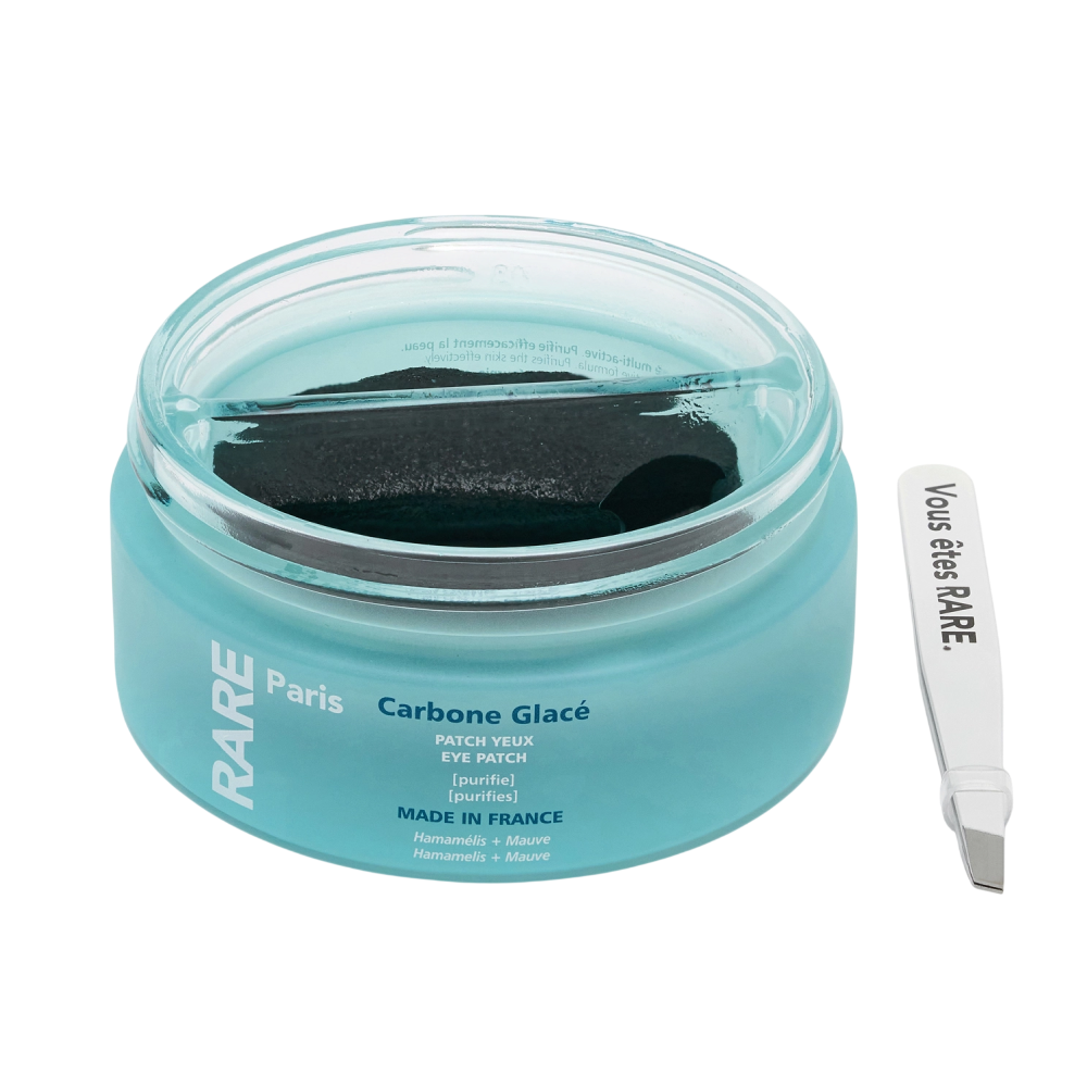 RARE PARIS Carbone Glace Purifying Eye Patche 30 пар - Патчі для контуру очей проти набряків з гамамелісом та екстрактом мальви - фото №1 RARE PARIS Carbone Glace Purifying Eye Patche 30 пар - Патчі для контуру очей проти набряків з гамамелісом та екстрактом мальви - фото №1